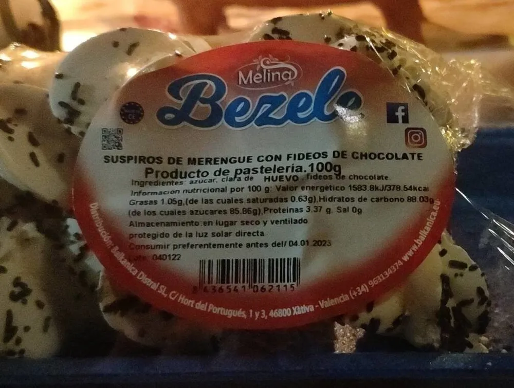 Suspiros de merengue