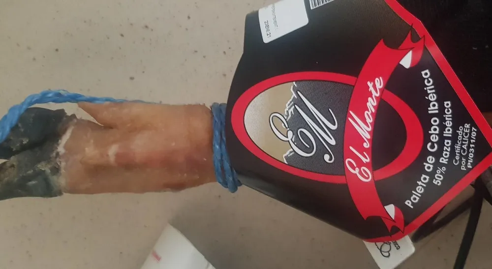 Paleta de cebo iberica