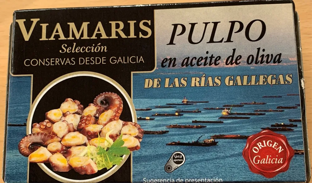 Pulpo en aceite de oliva