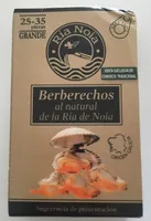 Berberechos al natural de la Ria de Noia
