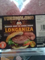 Burger meat de cerdo sabor longaniza