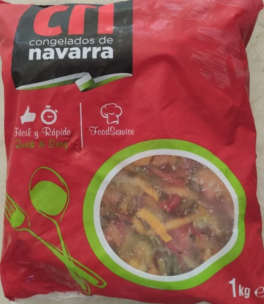 Pimiento tricolor asado