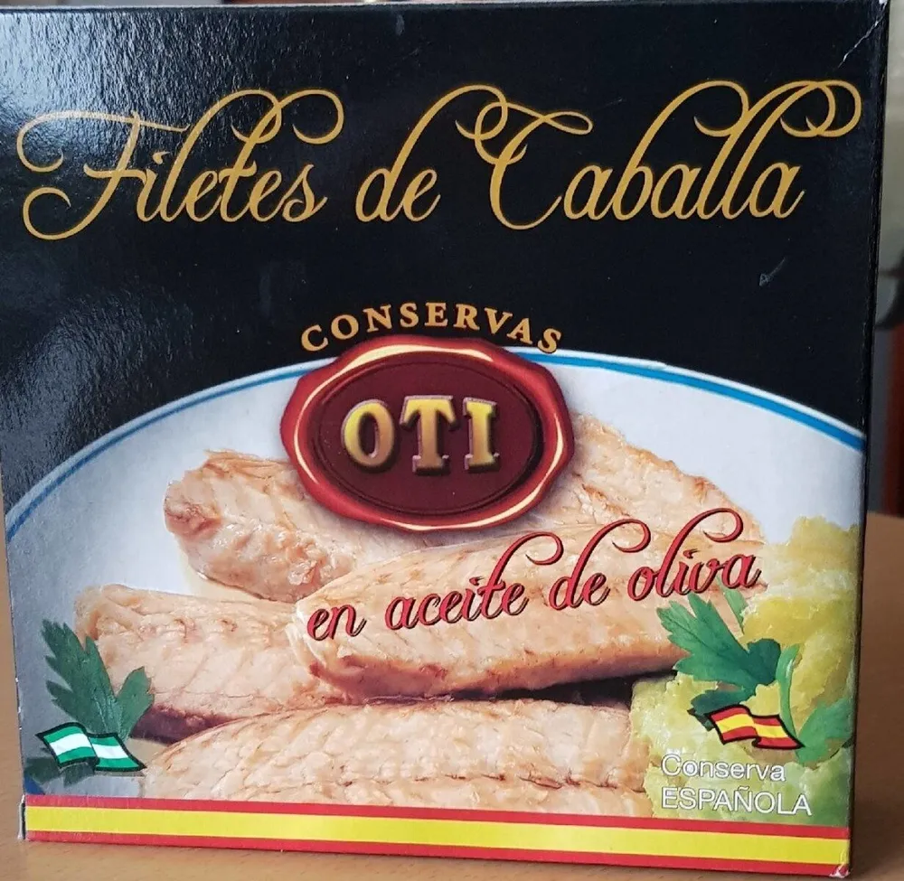 Filetes de caballa en aceite de oliva