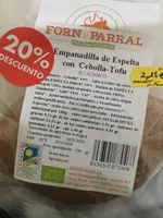 Empanadilla de espelta con cebolla tofu