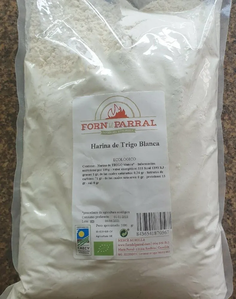 Harina de trigo blanca