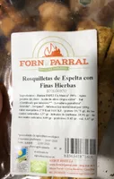 Rosquilletas de Espelta Finas Hierbas