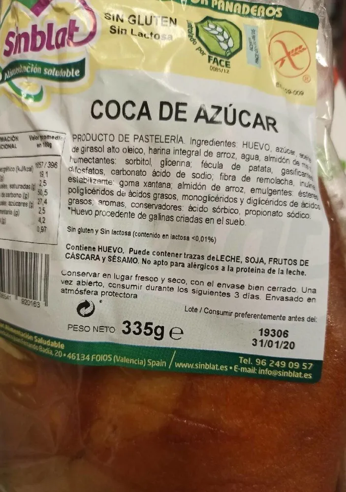 Coca de azúcar