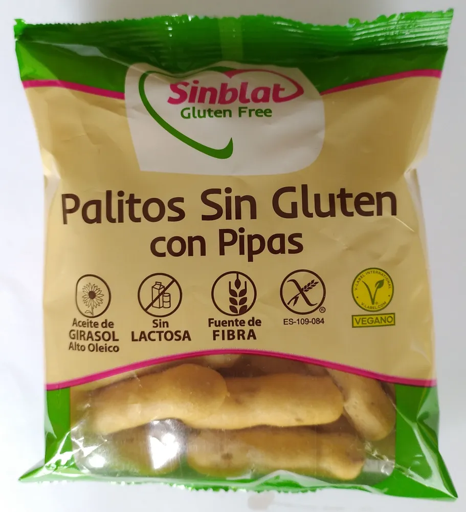 Palitos Sin Gluten con Pipas