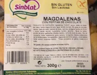 Magdalenas con pepitas de chocolate