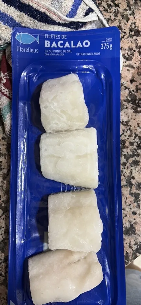 Filetes de bacalao