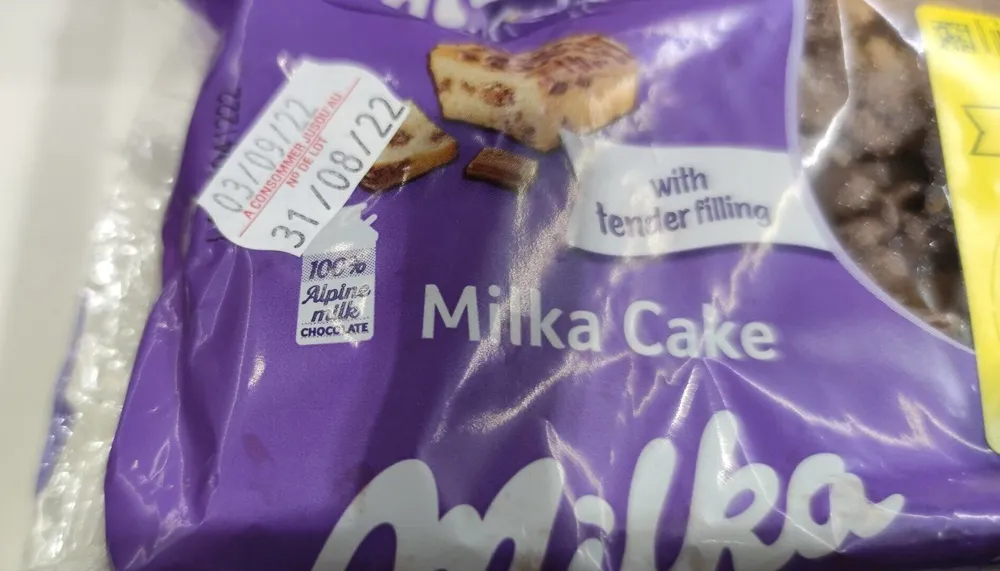 Milka cake