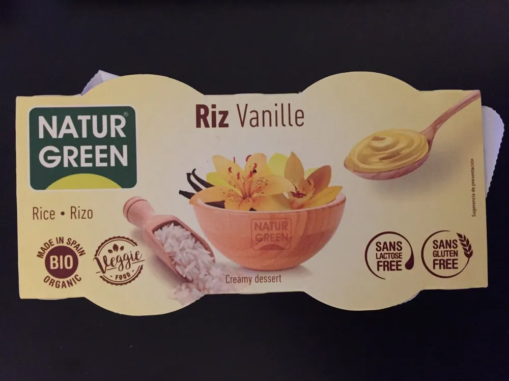 DESSERT VEGETAL RIZ VANILLE S GLUT S LACT