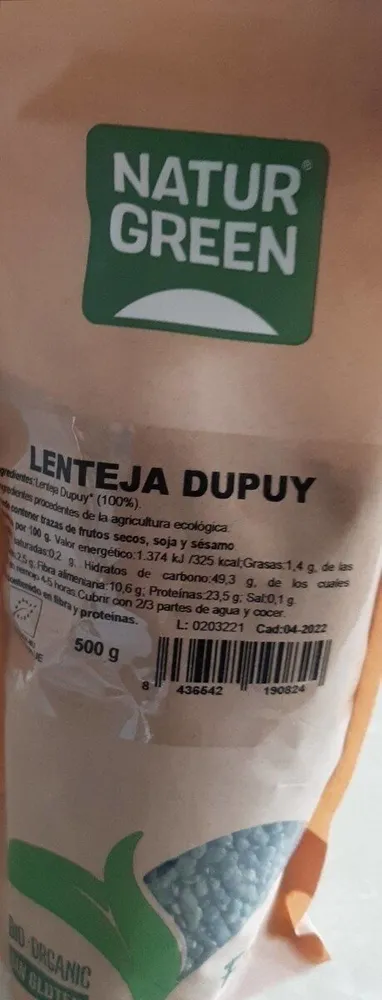 Lenteja dupuy