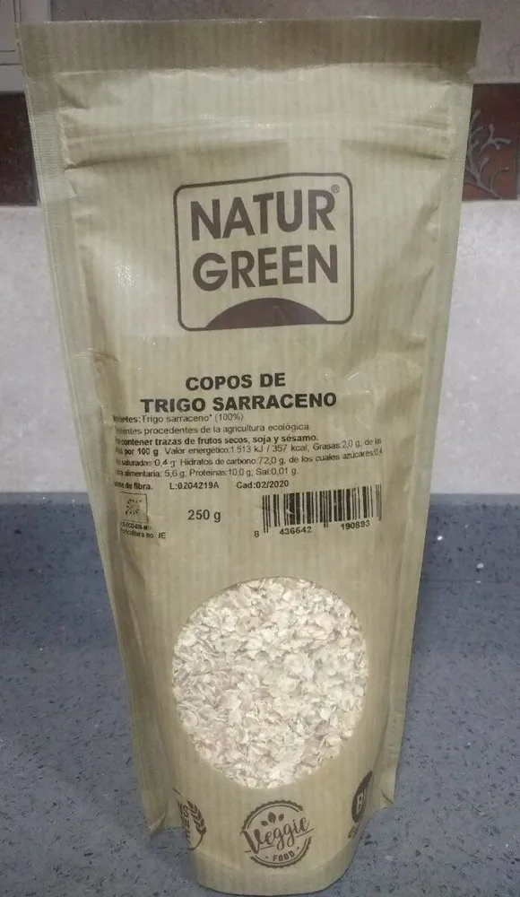 Copos de trigo sarraceno