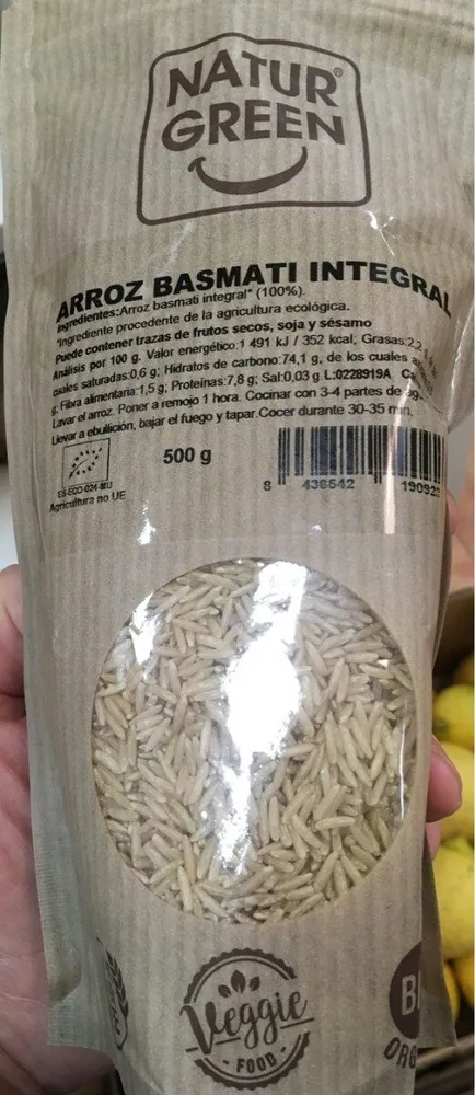 arroz basmati integral