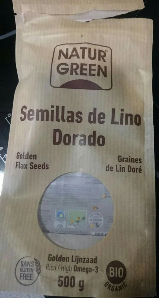 Semillas de lino dorado