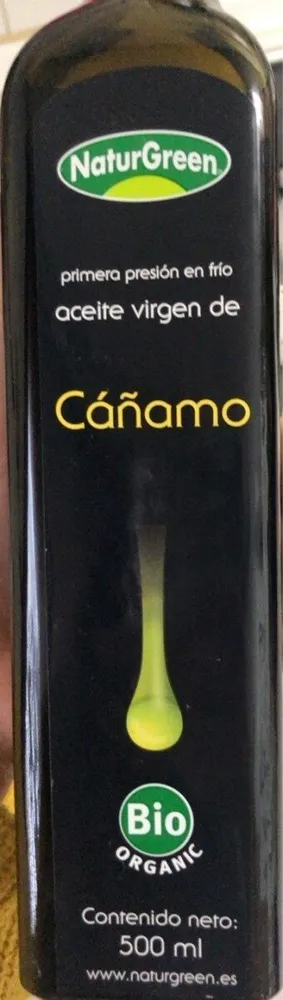Aceite virgen de cañamo