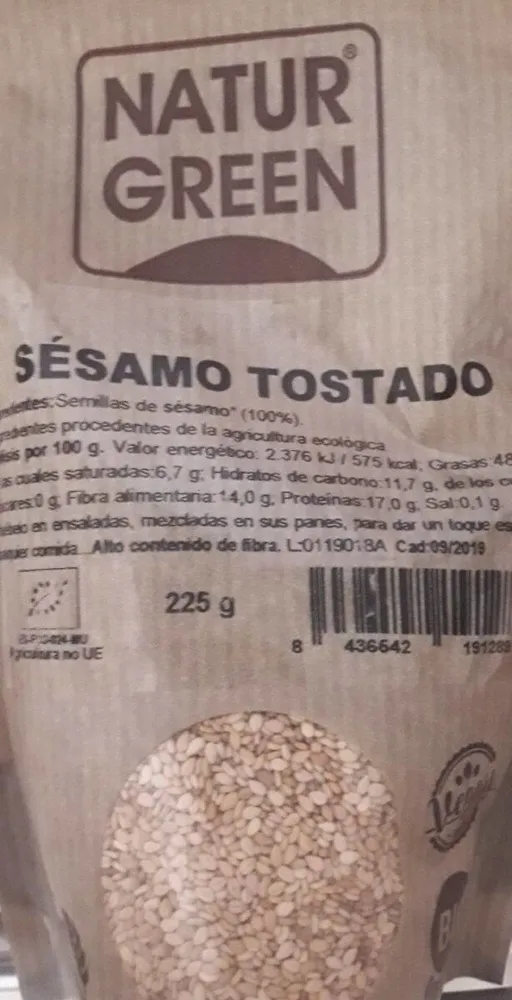 Sésamo tostado