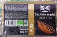 Salchicha vegetal seitán y tofu