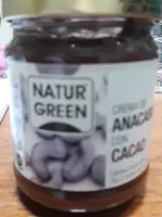 Crema de anacardo con cacao