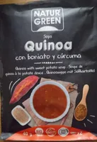 Sopa de quinoa con boniato y cúrcuma