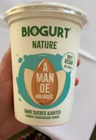 Biogourt nature lait d'amande