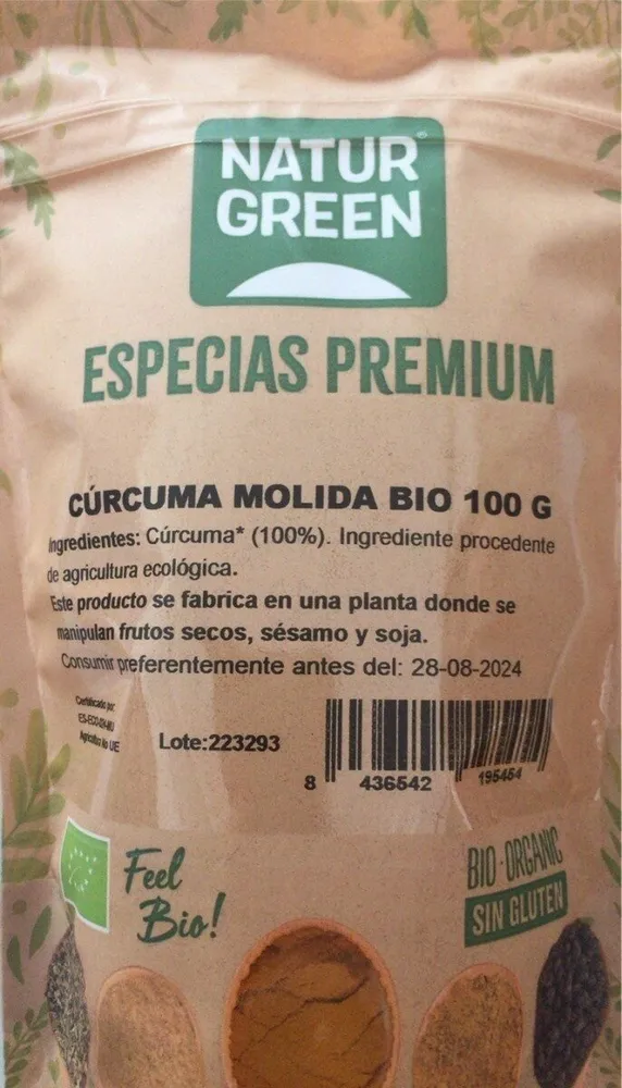Cúrcuma molida bio