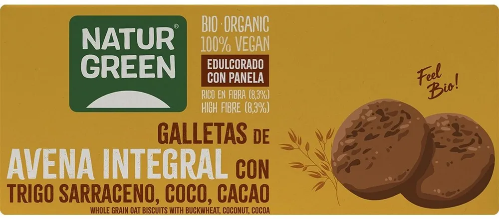 Galletas Avena integral
