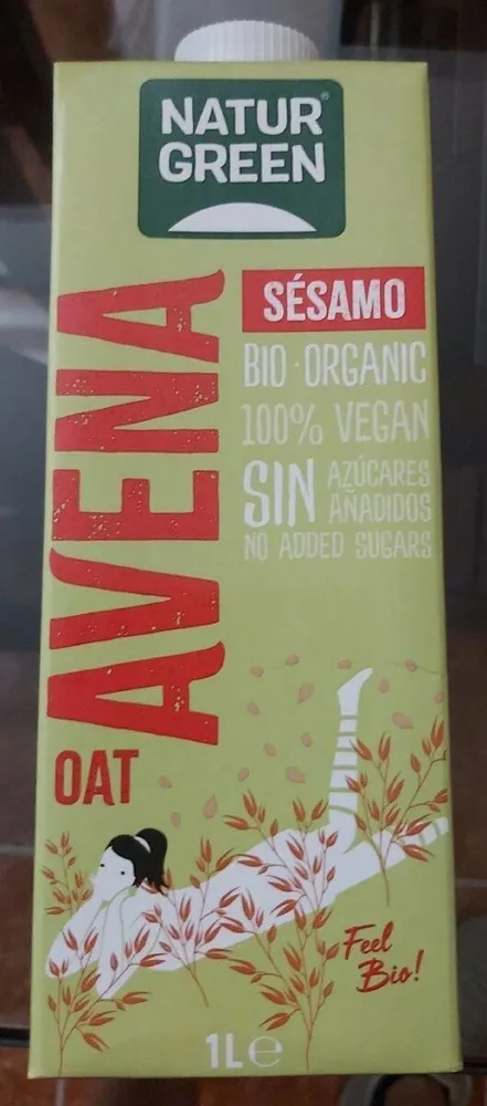 Leche avena sésamo