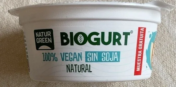 Biogurt natural almendra