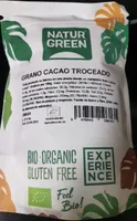 Grano de cacao troceado
