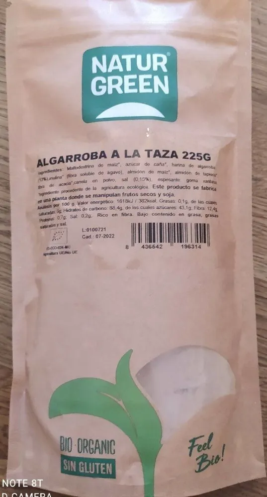 Algarroba a la taza
