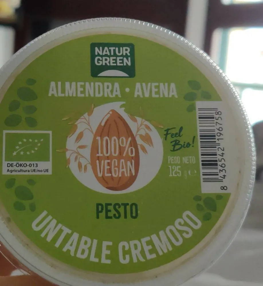 Almendra Avena Pesto