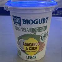Biogurt anacardo y coco sabor limón