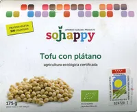 Tofu ecológico "Sojhappy" Con plátano