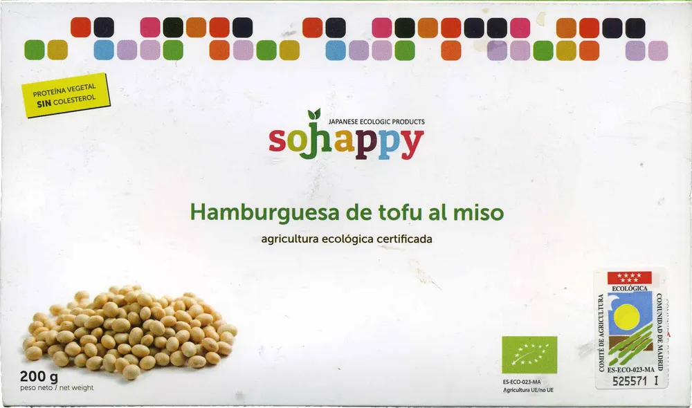 Hamburguesas vegetales Tofu al miso