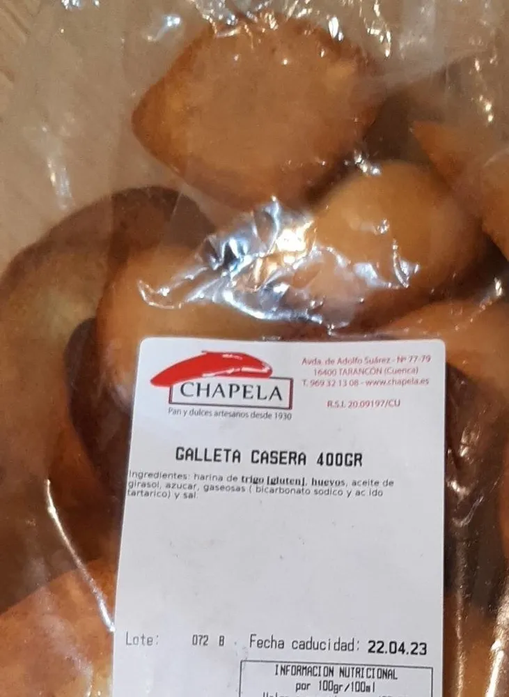 Galletas  caseras
