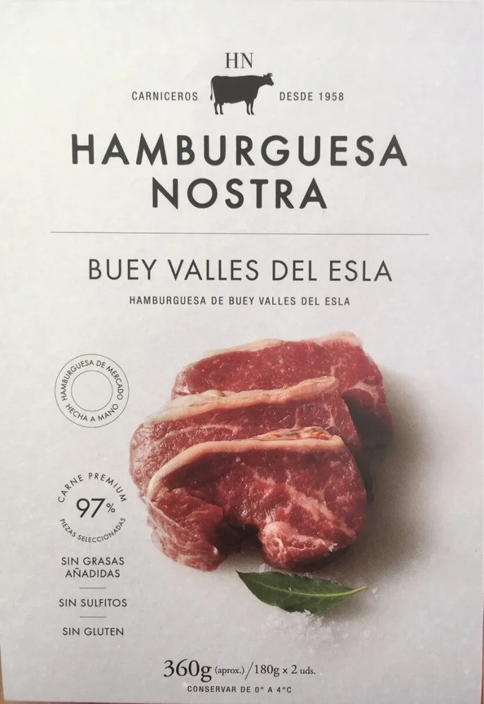 Hamburguesa Buey Valles del Esla