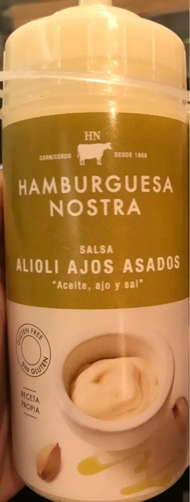 Salsa alioli ajos asados
