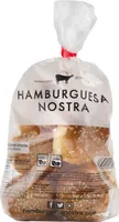 Pan de hamburguesas artesano con sésamo mini redondo