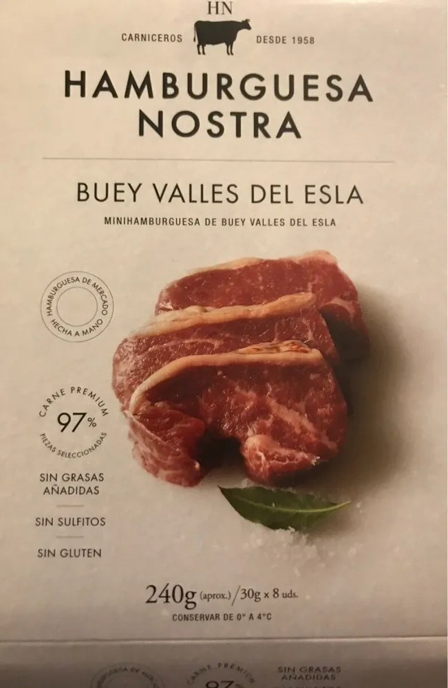 Minihamburguesas buey valles del esla