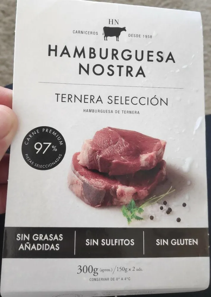 Hamburguesa de ternera