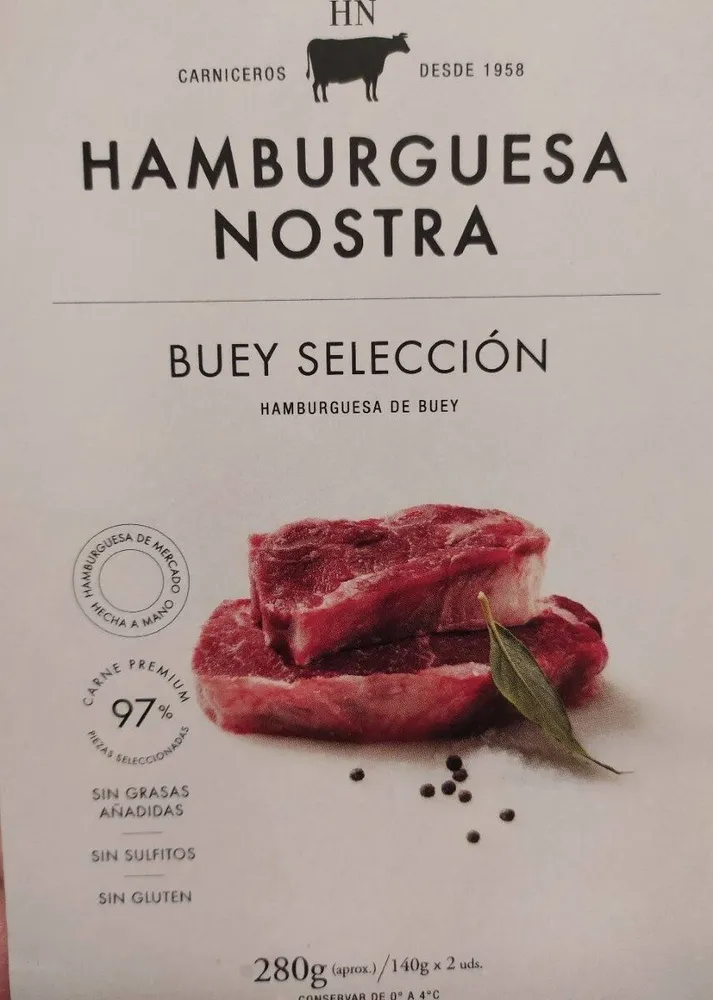 Hamburguesa Nostra Buey selección