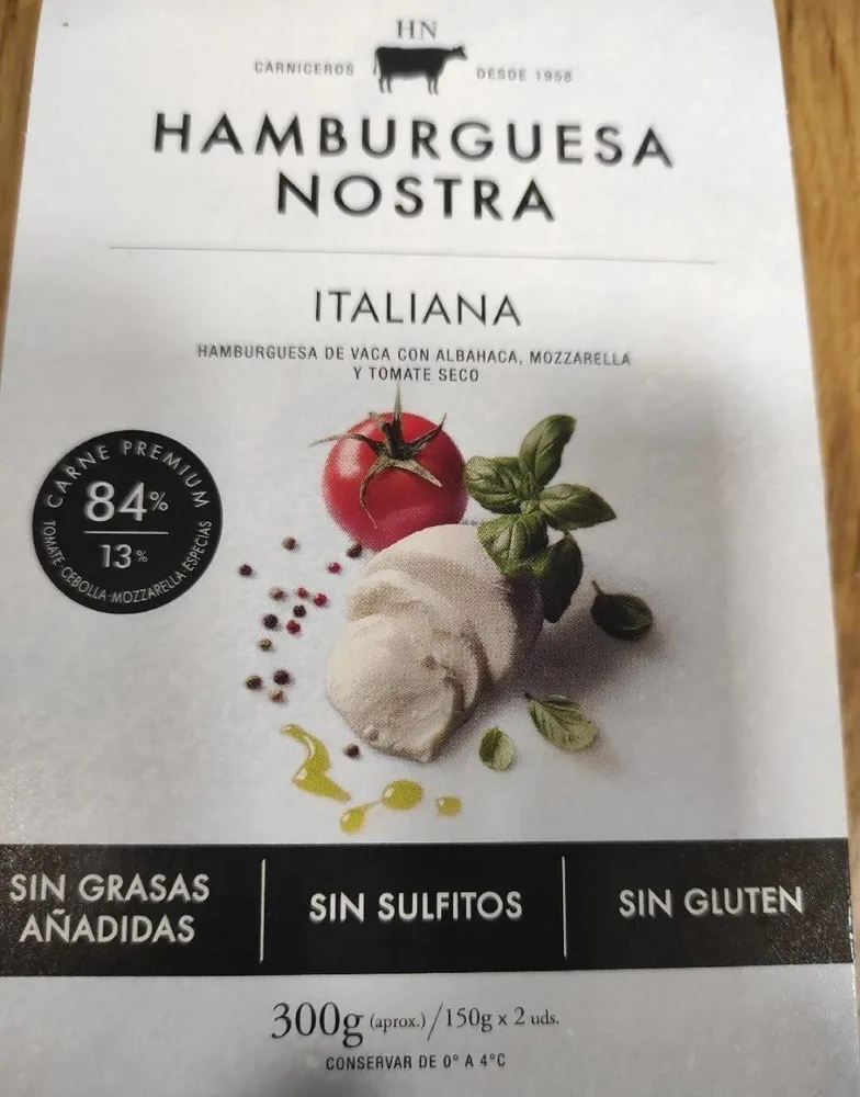 Hamburguesa italiana