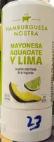 Mayonesa aguacate y lima