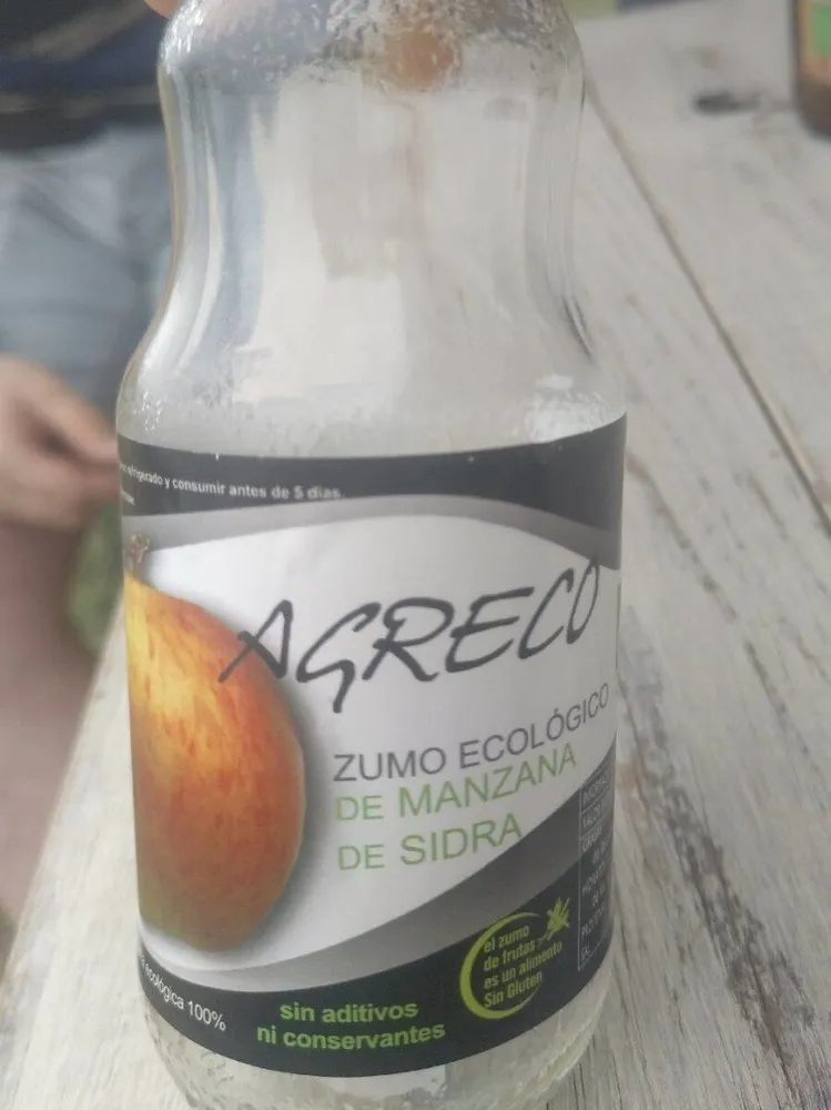 Zumo ecológico manzana de sidra