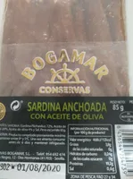 Sardina anchoada con aceite de oliva