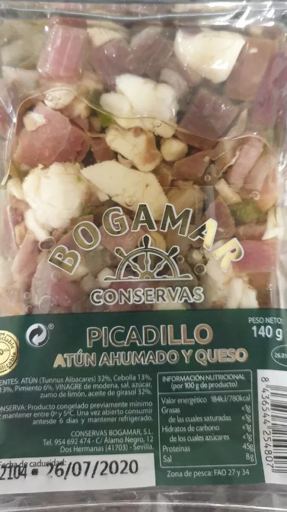 Picadillo atún ahumado