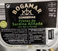 Filetes de sardina aliñada