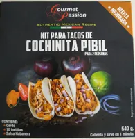 Kit para tacos de cochinita pibil para 2 personas caja 540 g